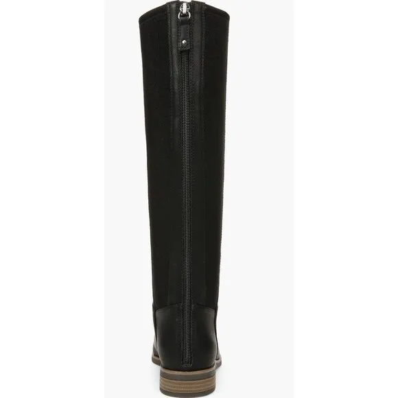 Dr.Scholl's Astir Zip Women's Black Boots NW/OB 8.5M tall comfy cushion