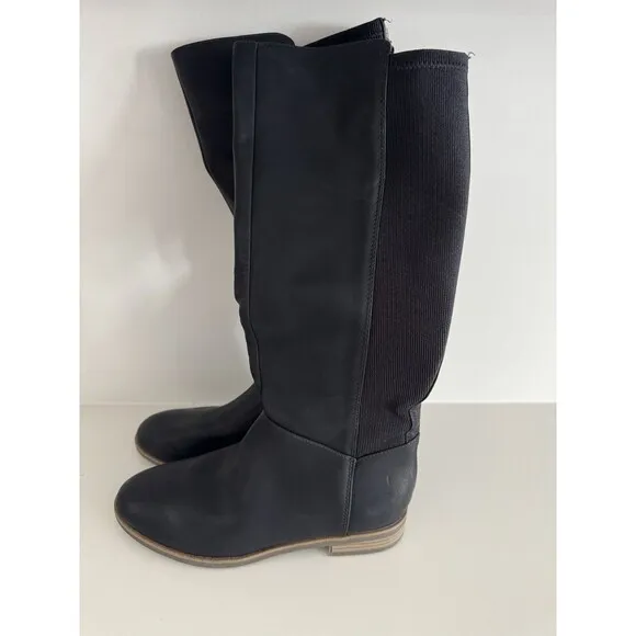 Dr.Scholl's Astir Zip Women's Black Boots NW/OB 8.5M tall comfy cushion