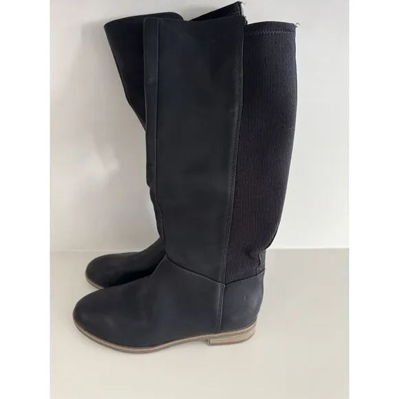 Dr.Scholl's Astir Zip Women's Black Boots NW/OB 8.5M tall comfy cushion