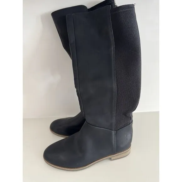 Dr.Scholl's Astir Zip Women's Black Boots NW/OB 8.5M tall comfy cushion