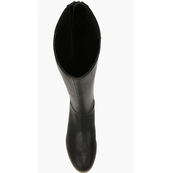 Dr.Scholl's Astir Zip Women's Black Boots NW/OB 8.5M tall comfy cushion
