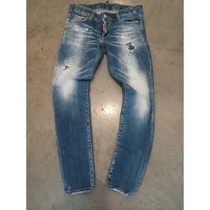 DSQUARED2 Made in Italy Paint Splatter Effect Skinny Jeans US 30 x 27