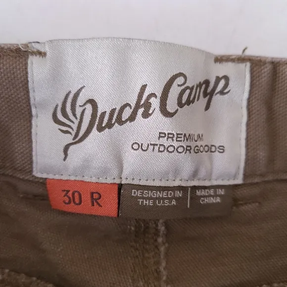 Duck Camp Cordura Brush Pants Size 30x29