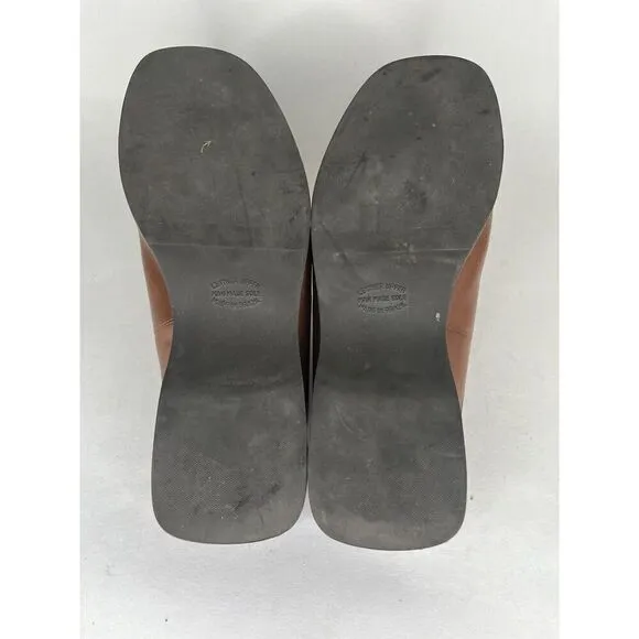 Duck Head Brown Leather Casual Comfort Mules Shoes Women’s Sz 8.5W US/39EU