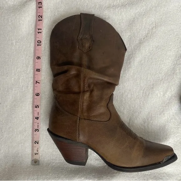 Durango Women's Brown Distressed Leather Sultry Slouch Boot Size 6 Western Boho