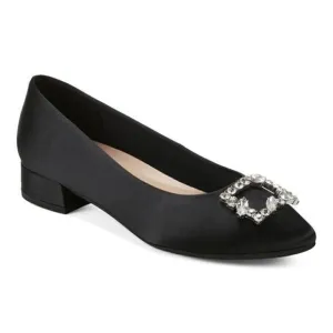 EASY SPIRIT Women's Carisma Pointy Toe Slip-on Dress Pumps shoes BLACK S…