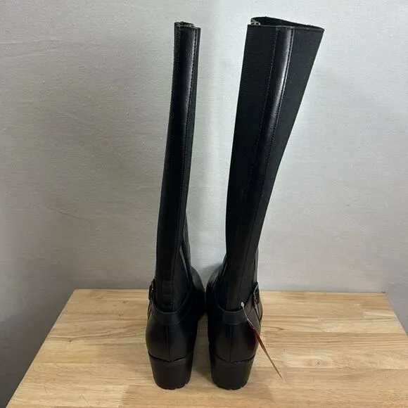 Easy Spirit Women's Chaza Tall Wide Calf Boots- Black- Size 8.5 M- NIB