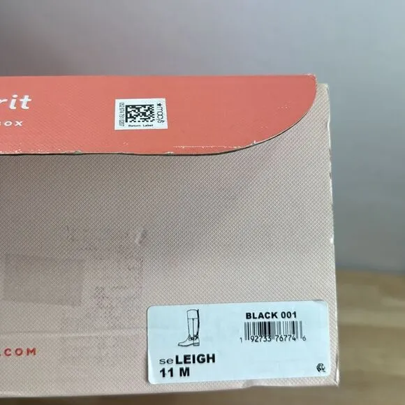 Easy Spirit Leigh Riding Boots Black Size 11 M- NIB