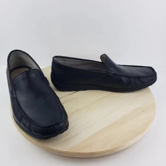 ECCO Classic Moc II Venetian Loafer Black Men's Size 10 Casual Comfort  Shoes