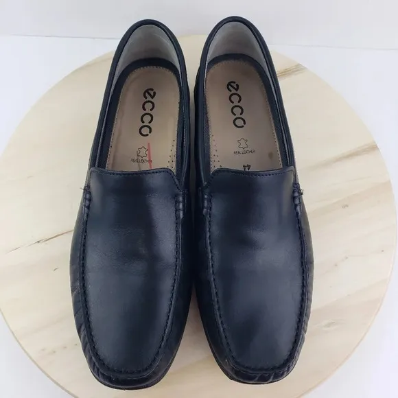 ECCO Classic Moc II Venetian Loafer Black Men's Size 10 Casual Comfort  Shoes
