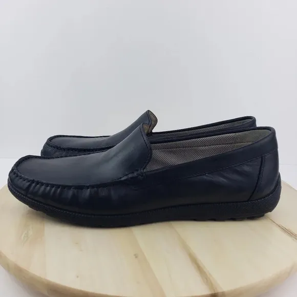 ECCO Classic Moc II Venetian Loafer Black Men's Size 10 Casual Comfort  Shoes