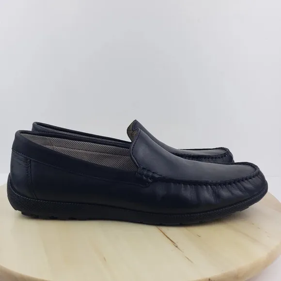ECCO Classic Moc II Venetian Loafer Black Men's Size 10 Casual Comfort  Shoes