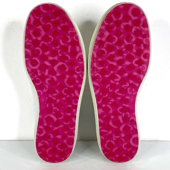 ECCO Hydromax Women's Spikeless Golf Shoes Sz US 6.5 EU 37 Leather Comfort Pink