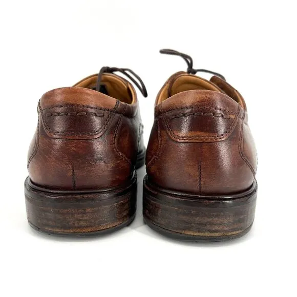 Ecco Men's Brown Windsor Apron Oxford Comfort Shoes EU41 / US8