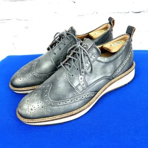 |•ECCO•| Men's ST1 Hybrid Lite Brogue Tie Oxford Shoes Sz 42