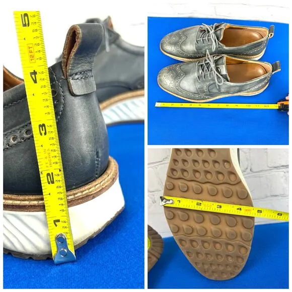 |•ECCO•| Men's ST1 Hybrid Lite Brogue Tie Oxford Shoes Sz 42