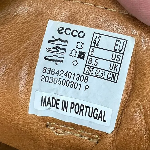 |•ECCO•| Men's ST1 Hybrid Lite Brogue Tie Oxford Shoes Sz 42