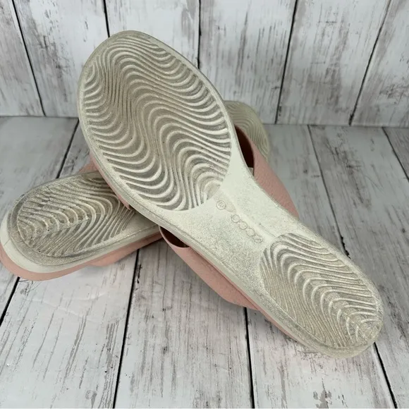ECCO Touch Plateau Platform Criss Cross Slide Sandals Womens Sz 10 10.5 EU 41