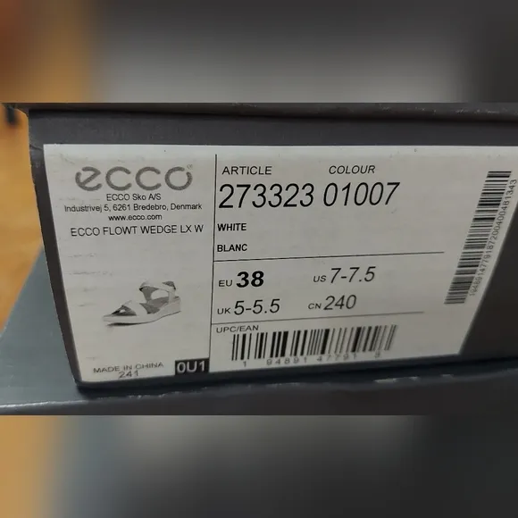 Ecco womens sandals size 7-7.5