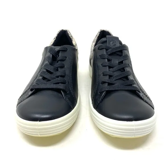 ECCO - WOMENS SOFT 7 Leather SHOES 470343-60099 Black limestone