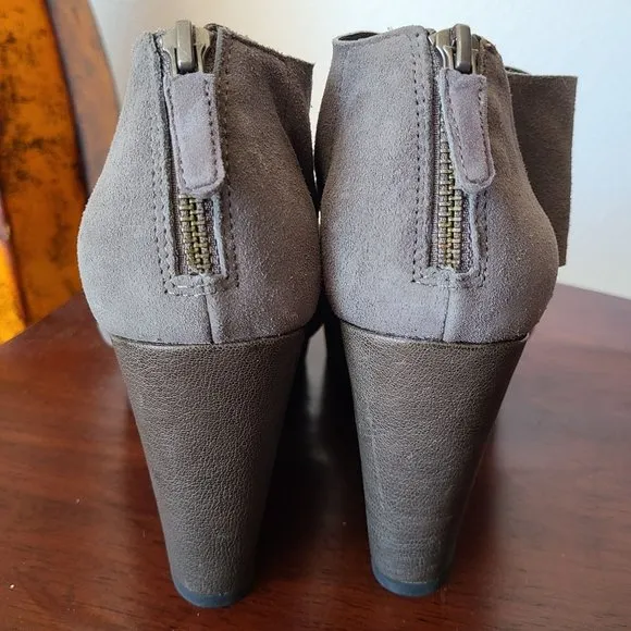 Eileen Fisher Women's Size 7 Draw Suede Wedge Sandals Platform Open Toe