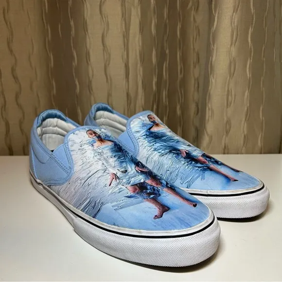 Emerica Wino G6 Slip-On Steve-O Shoes Men's 13 Blue White Skater Jackass EUC!