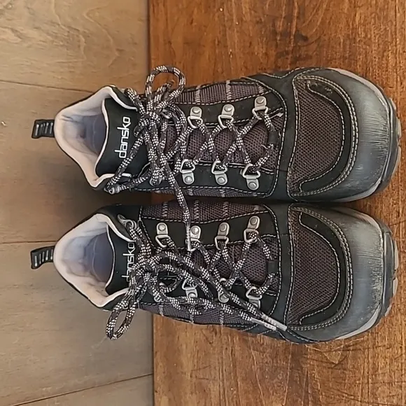EUC Dansko Paxton Hiking Shoes Women's sz 40/9 US Black Ankle Support Boot