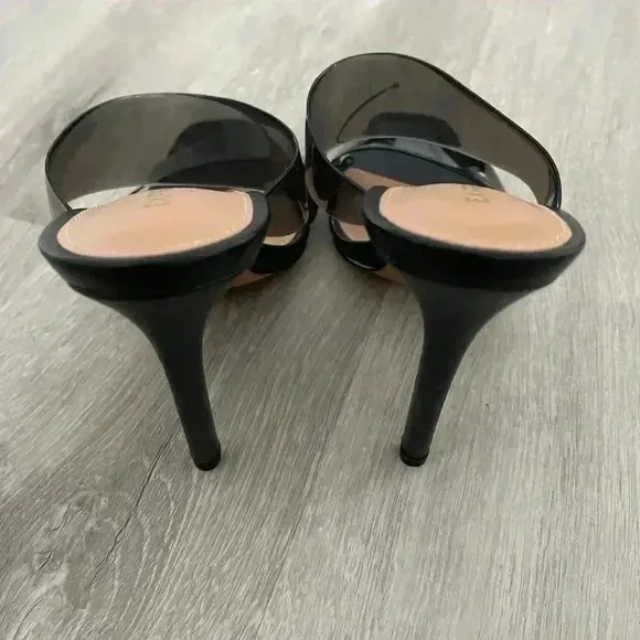 EXPRESS - Barely There Double Band Heeled Sandals 7