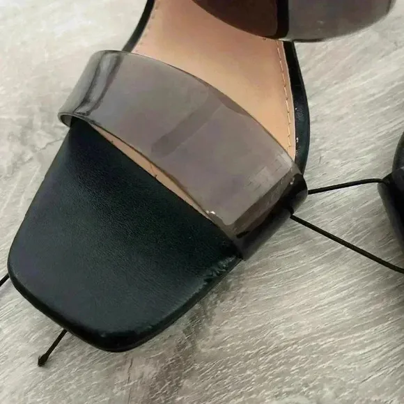 EXPRESS - Barely There Double Band Heeled Sandals 7