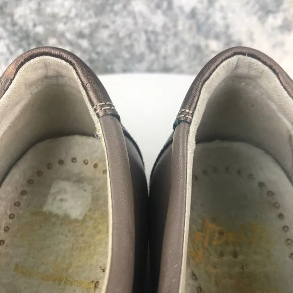 Fidelio Women's Size UK 4 (6.5-7) Hallux Brown Bronze Closed Toe Wedge Shoes