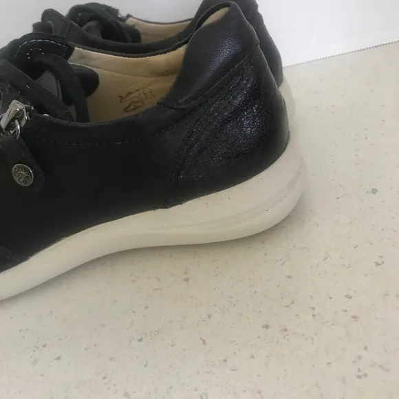 Fidelio Women’s US 7 (UK 4.5) Hallux Hi-Energy Sneakers Leather Shoes Black
