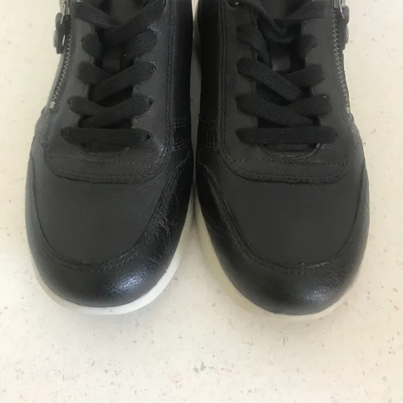 Fidelio Women’s US 7 (UK 4.5) Hallux Hi-Energy Sneakers Leather Shoes Black