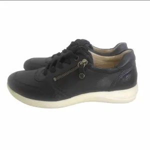 Fidelio Women’s US 7 (UK 4.5) Hallux Hi-Energy Sneakers Leather Shoes Black