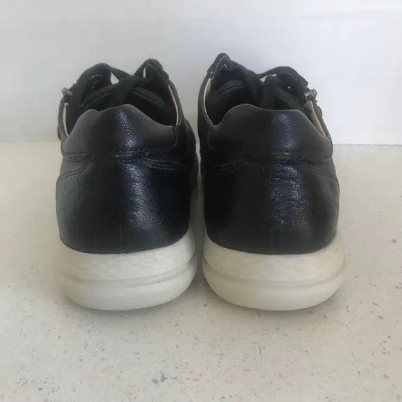 Fidelio Women’s US 7 (UK 4.5) Hallux Hi-Energy Sneakers Leather Shoes Black