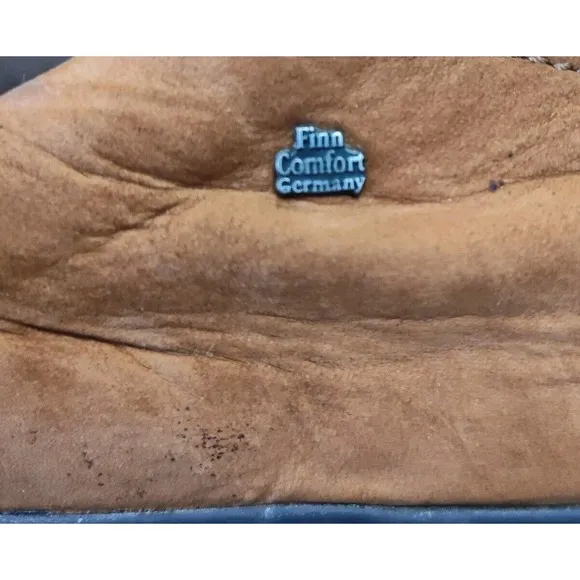 Finn Comfort Shoes Women's 6.5 Elpaso Brown Nubuck Leather Suede Germany Sneaker