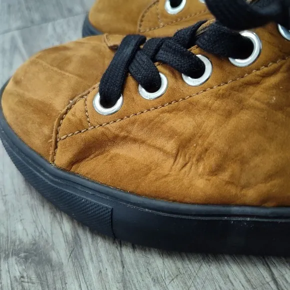 Finn Comfort Shoes Women's 6.5 Elpaso Brown Nubuck Leather Suede Germany Sneaker