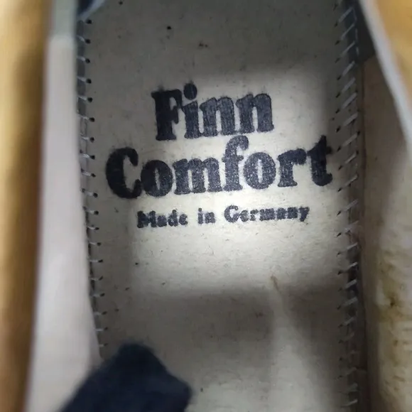 Finn Comfort Shoes Women's 6.5 Elpaso Brown Nubuck Leather Suede Germany Sneaker