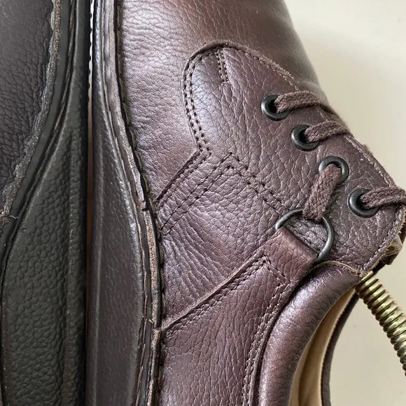 Finn Comfort Vassa Brown Leather Lace Up Oxford Comfort Shoe EU40 Leather Insole