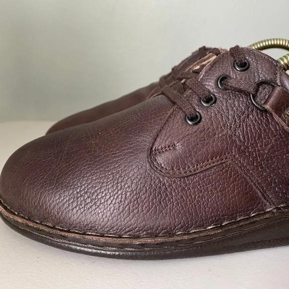 Finn Comfort Vassa Brown Leather Lace Up Oxford Comfort Shoe EU40 Leather Insole