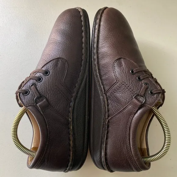 Finn Comfort Vassa Brown Leather Lace Up Oxford Comfort Shoe EU40 Leather Insole