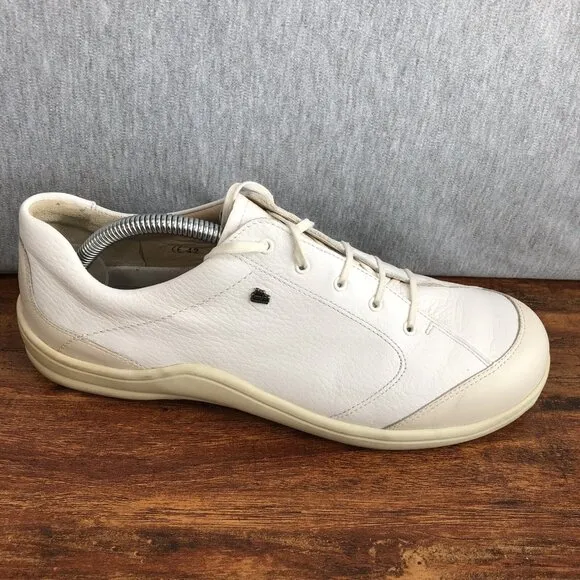 Finn Comfort Women Size 42 US 11 Sneakers White Leather Lace Up Shoes Germany