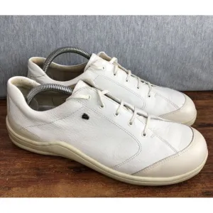 Finn Comfort Women Size 42 US 11 Sneakers White Leather Lace Up Shoes Germany