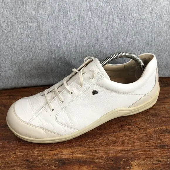 Finn Comfort Women Size 42 US 11 Sneakers White Leather Lace Up Shoes Germany