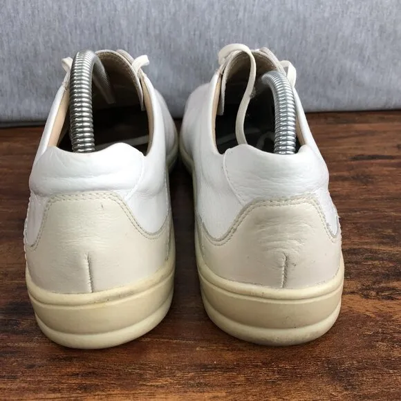Finn Comfort Women Size 42 US 11 Sneakers White Leather Lace Up Shoes Germany