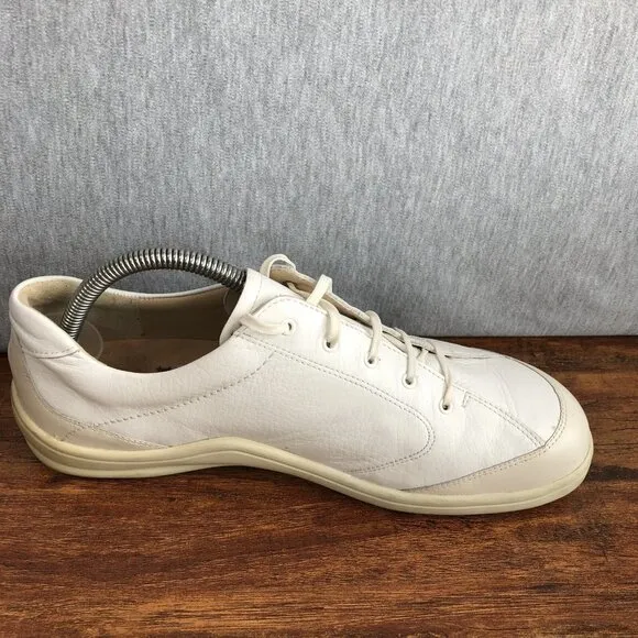 Finn Comfort Women Size 42 US 11 Sneakers White Leather Lace Up Shoes Germany