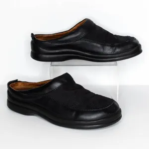 Finn Comfort Women's Slip On Mules Shoes Leather Made In Germany Size 7.5 | AE