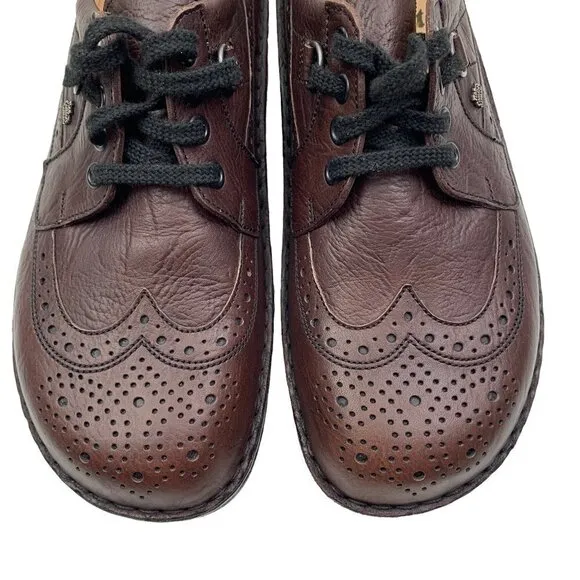 Finn Comfort York Espresso Leather Men's Size 41/US 8