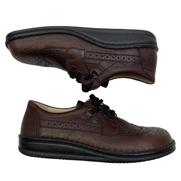 Finn Comfort York Espresso Leather Men's Size 41/US 8
