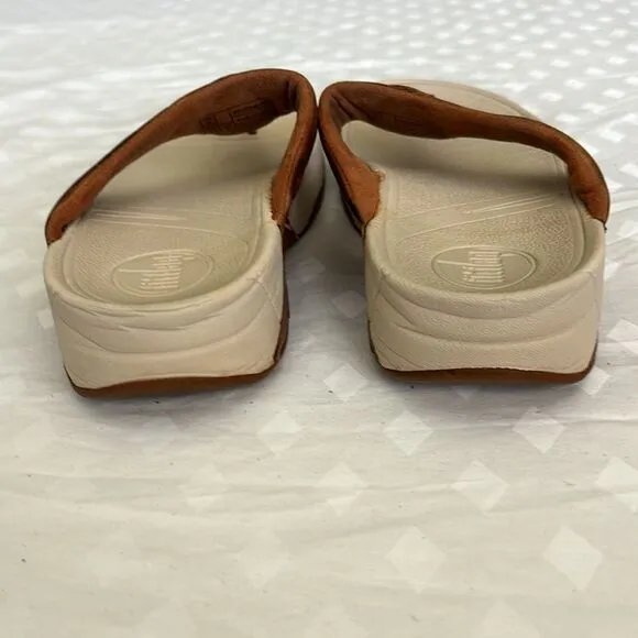 FitFlop WalkStar 3 Leather Toe Post Sandals sz 6