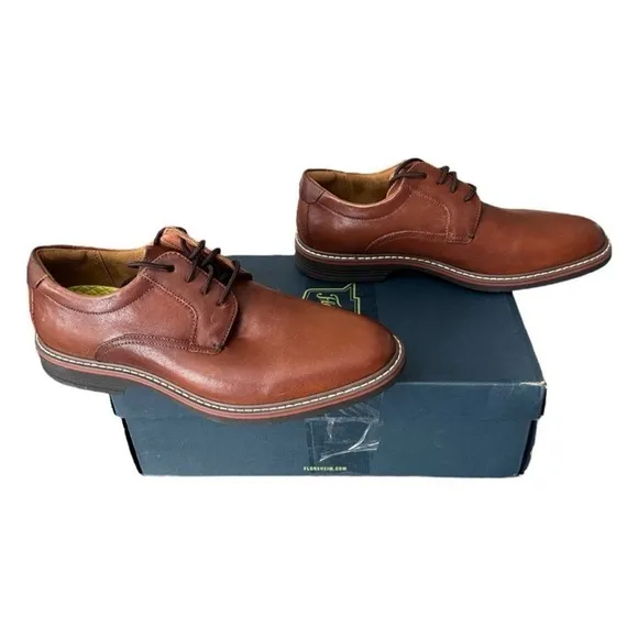 Florsheim Classic Brown Leather Men's Shoes Size 9